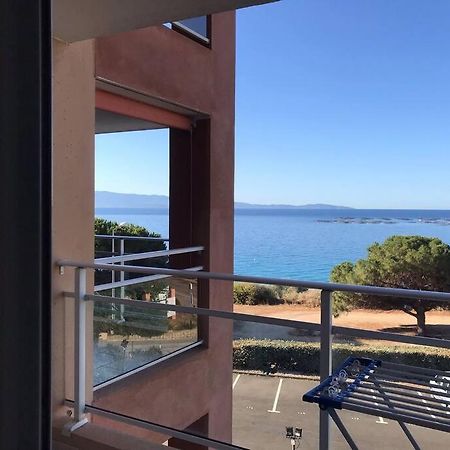 Bel App T2 En Bord De Mer Vue Sanquinaires Piscine Ajaccio  Exterior foto